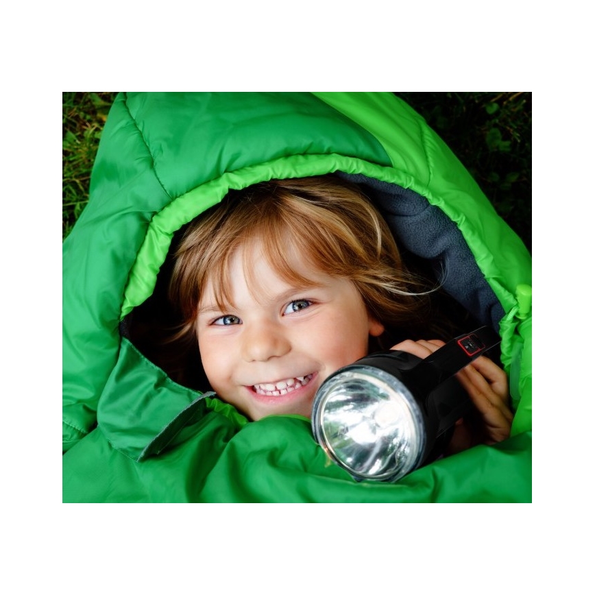 LED Nabíjecí svítilna LED/5V 500 lm 1200 mAh černá
