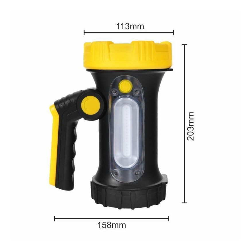 LED Nabíjecí svítilna LED/5W/4000mAh + LED/3W