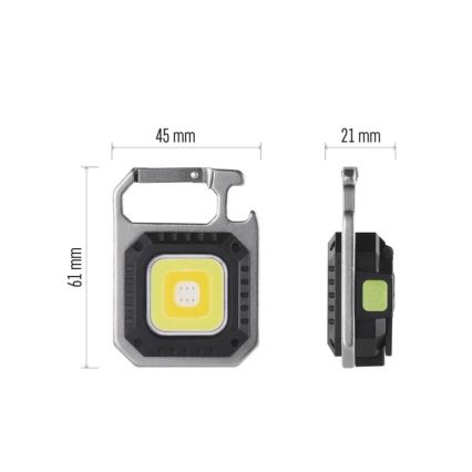 LED Nabíjecí svítilna LED/USB/3,7V 750 lm 500 mAh