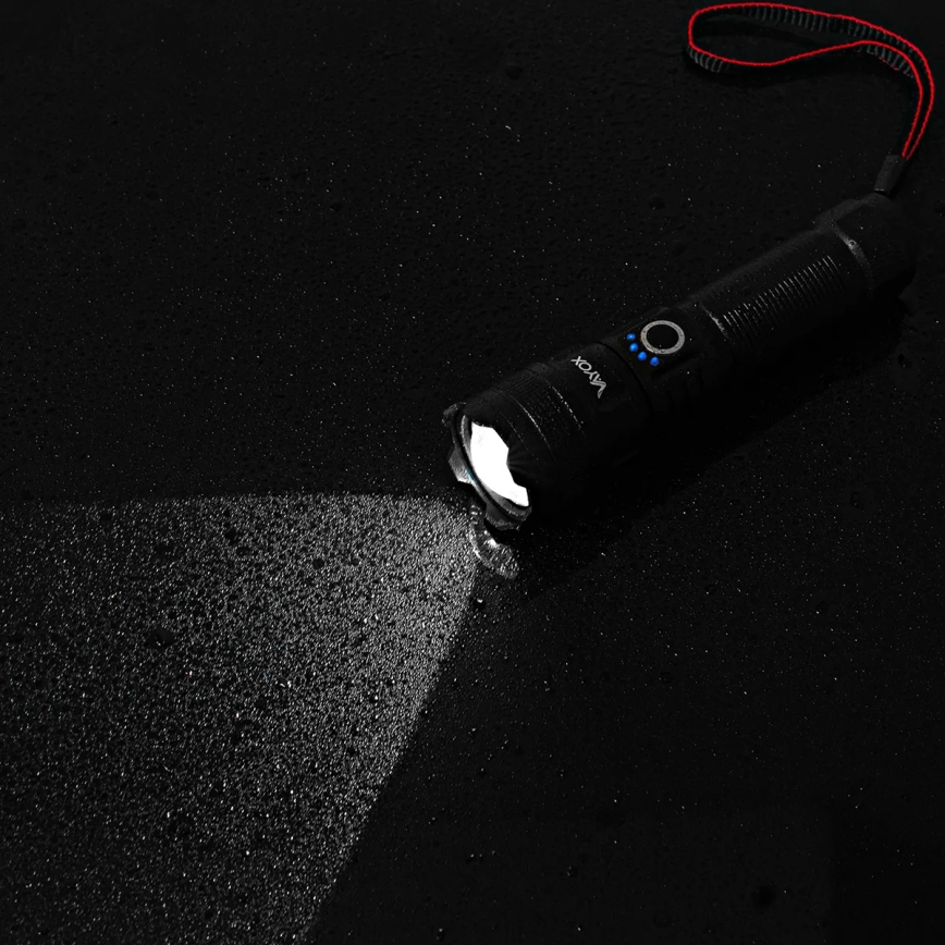LED Stmívatelná nabíjecí svítilna s funkcí powerbanky LED/10W/5V IPX4 600 lm 2000 mAh