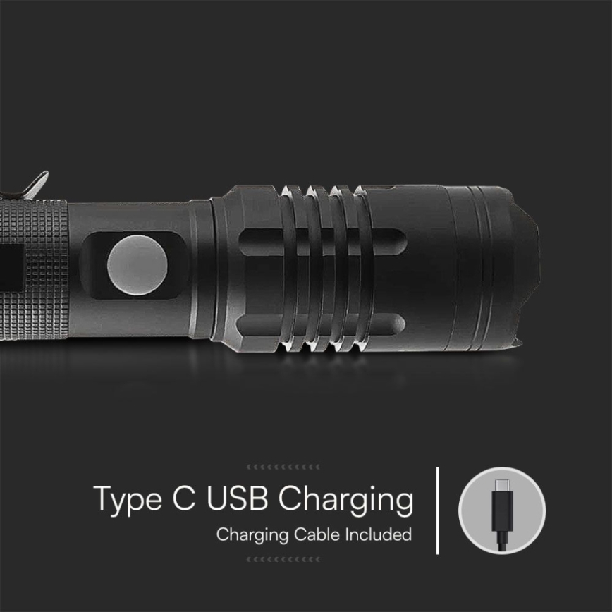 LED Nabíjecí svítilna USB LED/10W/5V IP54 2000 mAh 1000 lm