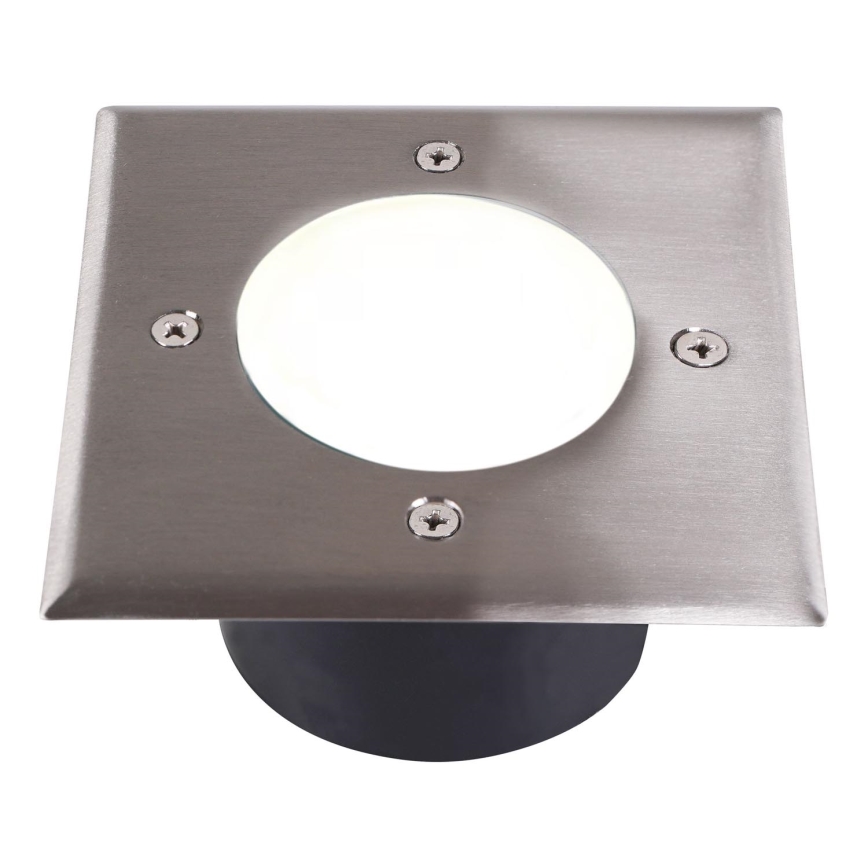 LED Nájezdové svítidlo MIVO LED/3W/230V 12x12 cm IP67 matný chrom
