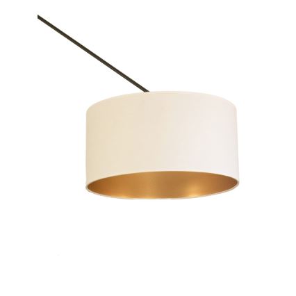LED Nastavitelný lustr na tyči GORTA 1xE27/60W/230V bílá/zlatá