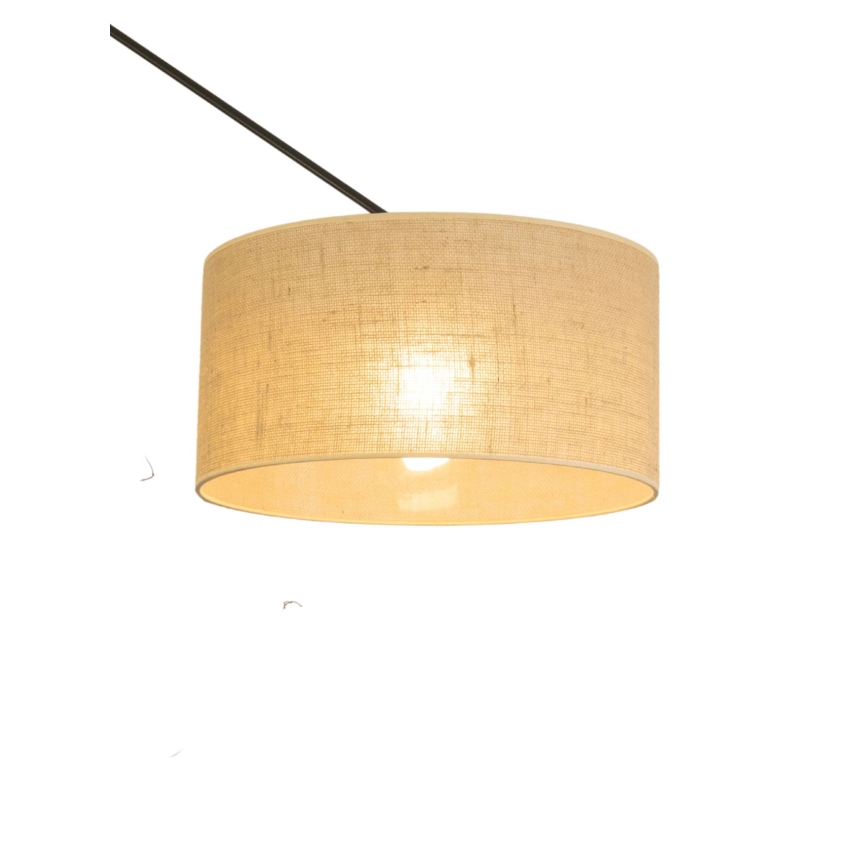 LED Nastavitelný lustr na tyči GORTA 1xE27/60W/230V juta