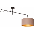 LED Nastavitelný přisazený lustr VENICE 1xE27/60W/230V béžová/zlatá