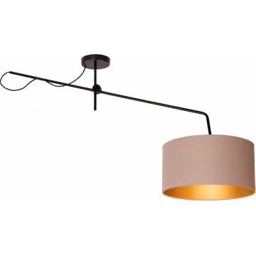LED Nastavitelný přisazený lustr VENICE 1xE27/60W/230V béžová/zlatá