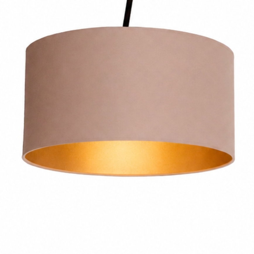 LED Nastavitelný přisazený lustr VENICE 1xE27/60W/230V béžová/zlatá