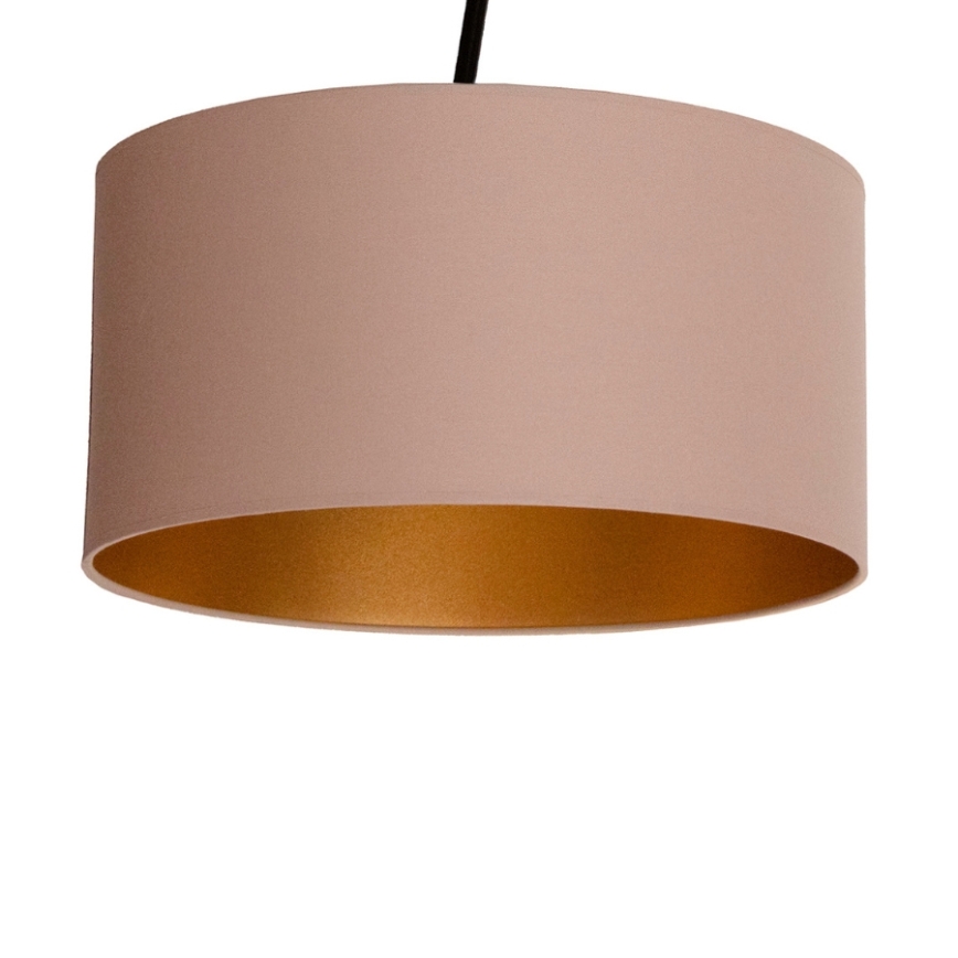 LED Nastavitelný přisazený lustr VENICE 1xE27/60W/230V béžová/zlatá