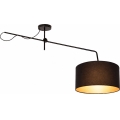 LED Nastavitelný přisazený lustr VENICE 1xE27/60W/230V černá/zlatá