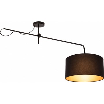 LED Nastavitelný přisazený lustr VENICE 1xE27/60W/230V černá/zlatá