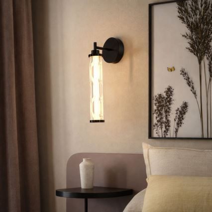 LED Nástěnná lampa CORTE LED/10W/230V černá