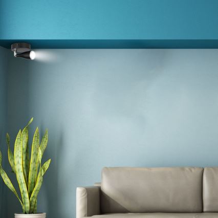 LED Nástěnné bodové svítidlo LED/4,5W/230V 3000K černá