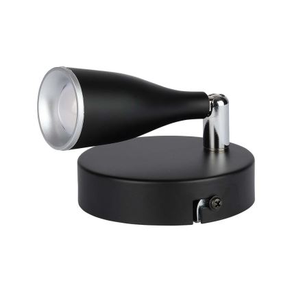 LED Nástěnné bodové svítidlo LED/4,5W/230V 4000K černá