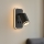 LED Nástěnné bodové svítidlo PIPE 1xGU10/10W/230V + LED/6W černá