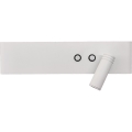 LED Nástěnné bodové svítidlo RESORT LED/10W/230V + LED/3W bílá pravá