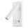 LED Nástěnné bodové svítidlo s USB CHARGE LED/2W/230V bílá