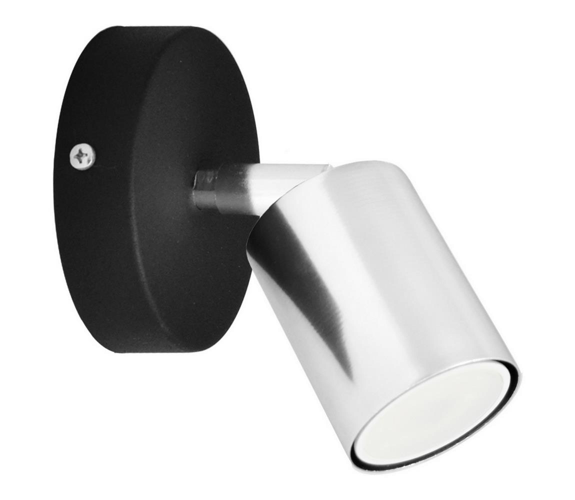  LED Nástěnné bodové svítidlo TUNE 1xGU10/6,5W/230V matný chrom/černá 