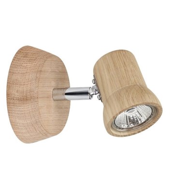 LED Nástěnné bodové svítidlo VENLA 1xGU10/5W/230V dub