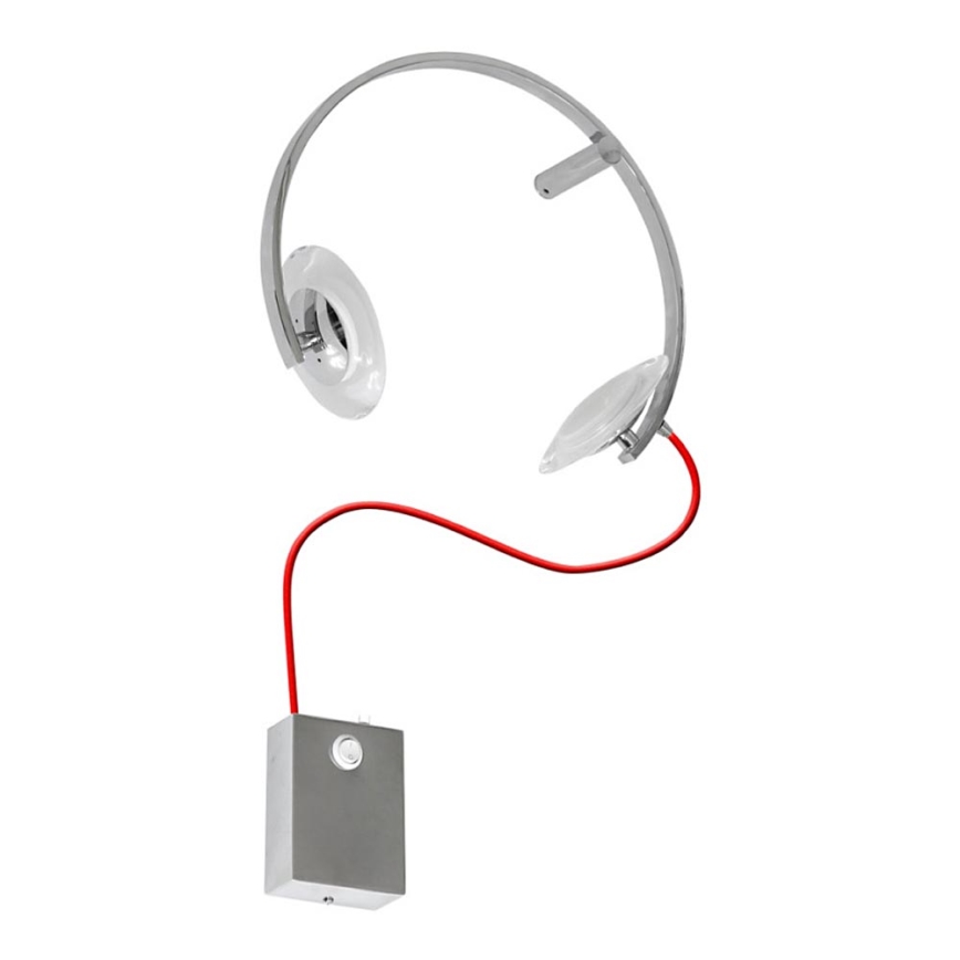 LED Nástěnné dětské svítidlo TUNO LED/10W/230V matný chrom