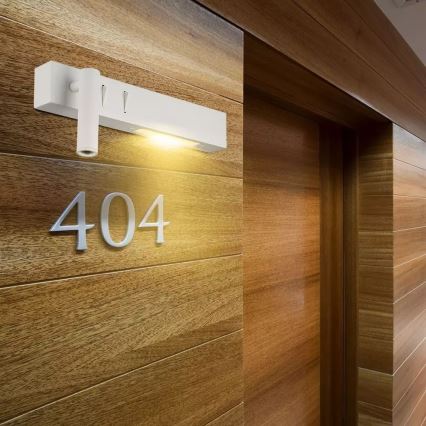 LED Nástěnné svítidlo 1xLED/3W/230V + 1xLED/6W