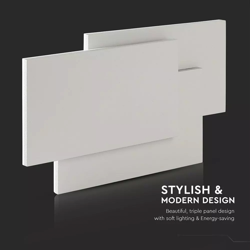 LED Nástěnné svítidlo 3xLED/12W/100-240V šedá