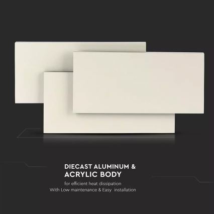 LED Nástěnné svítidlo 3xLED/12W/100-240V šedá