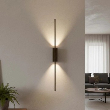 LED Nástěnné svítidlo AISHA LED/12W/230V 4000K 80 cm černá