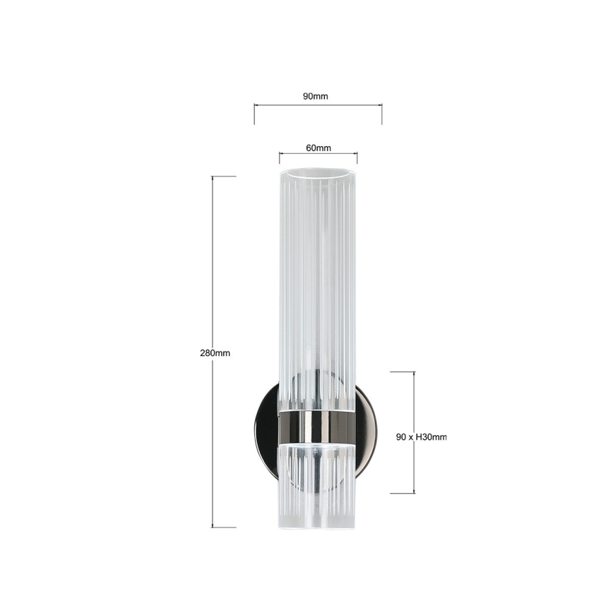 LED Nástěnné svítidlo AMBIENTE LED/6W/230V 3000/4000/6000K černá