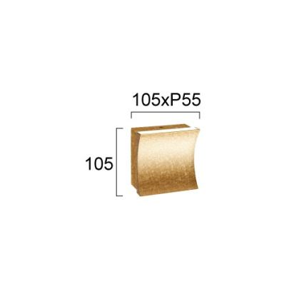 LED Nástěnné svítidlo ARIELLA LED/8W/230V zlatá