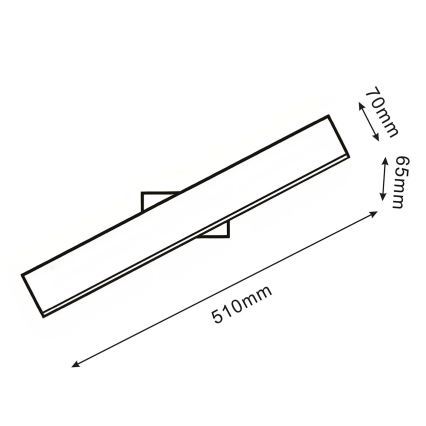 LED Nástěnné svítidlo BERNADETTA LED/10W/230V 4000K bílá