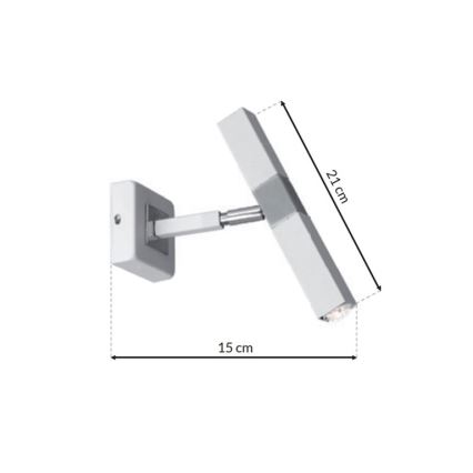 LED Nástěnné svítidlo CASTRO 1xG9/7W/230V