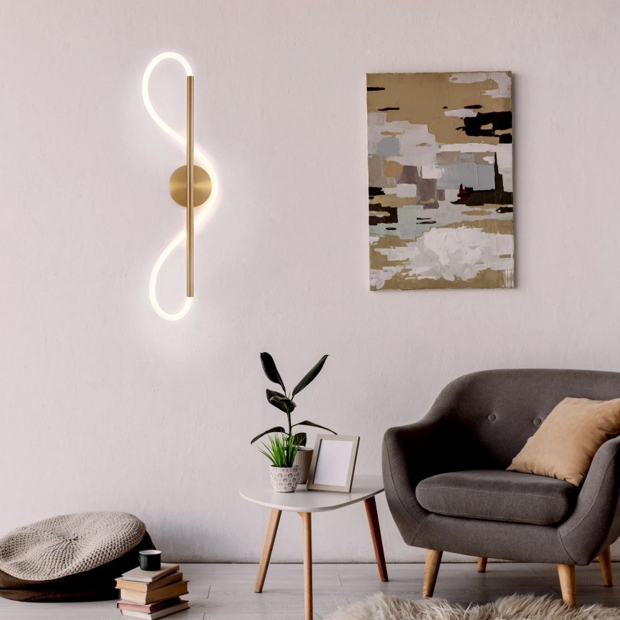 LED Nástěnné svítidlo EMMA LED/19W/230V černá