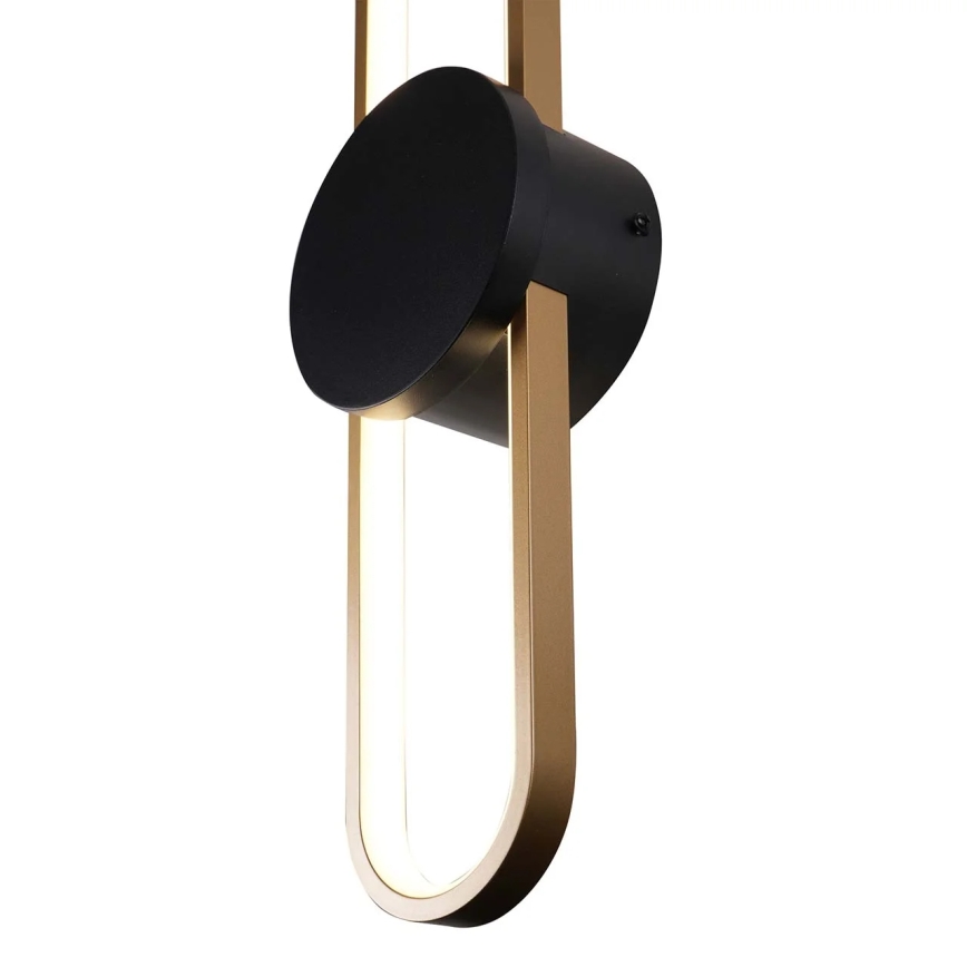 LED Nástěnné svítidlo FLORENTYNA LED/24W/230V 4000K zlatá/černá