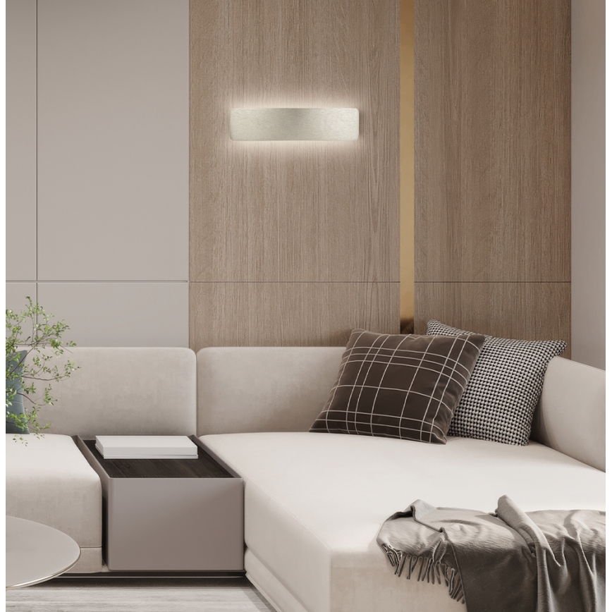 LED Nástěnné svítidlo KELDA LED/12W/230V 3000K/4000K stříbrná