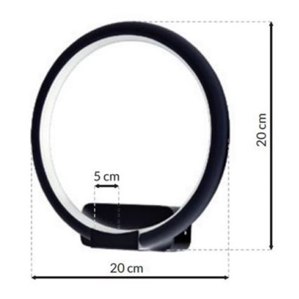 LED Nástěnné svítidlo KING 1xLED/10W/230V