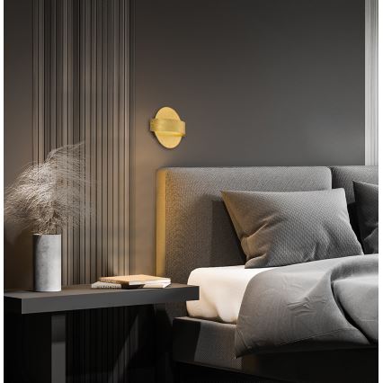 LED Nástěnné svítidlo KOBEN LED/11W/230V zlatá