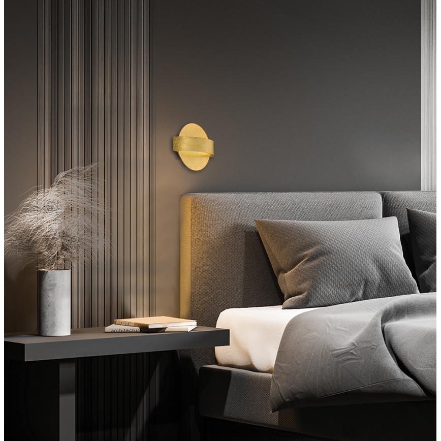 LED Nástěnné svítidlo KOBEN LED/11W/230V zlatá