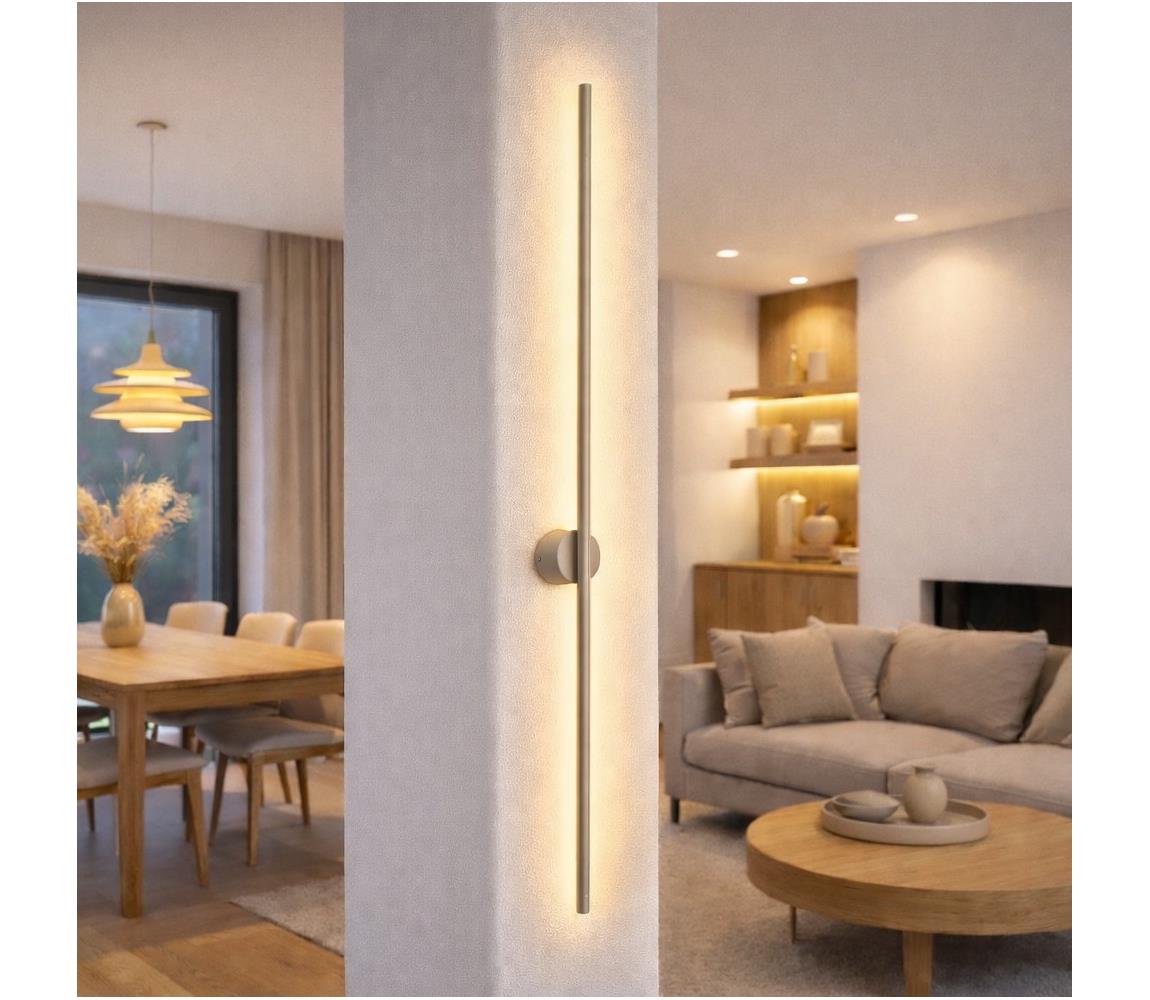 LED Nástěnné svítidlo LANA LED/12W/230V 4000K béžová KM-1.197/BEŻ – Alasans
