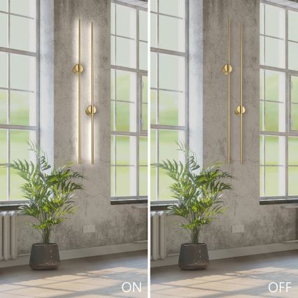 LED Nástěnné svítidlo LANA LED/12W/230V 4000K matná zlatá