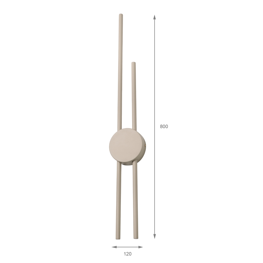LED Nástěnné svítidlo LANA LED/15W/230V 4000K béžová