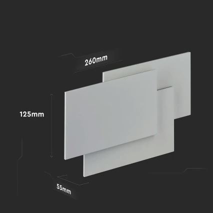 LED Nástěnné svítidlo LED/12W/230V 3000K bílá