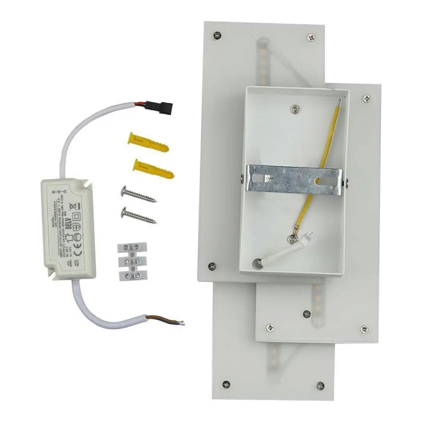 LED Nástěnné svítidlo LED/12W/230V 3000K bílá