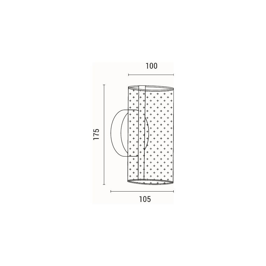 LED Nástěnné svítidlo LED/8W/230V 3000K
