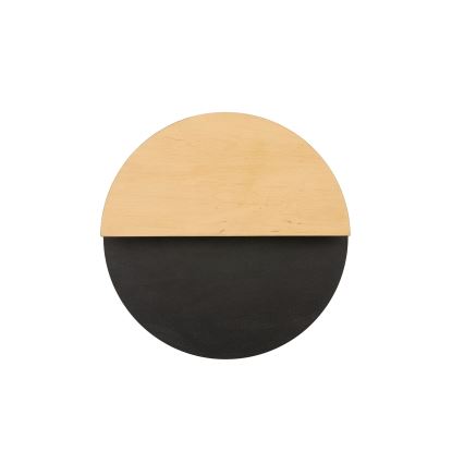 LED Nástěnné svítidlo LUNA LED/7W/230V pr. 26 cm černá/béžová