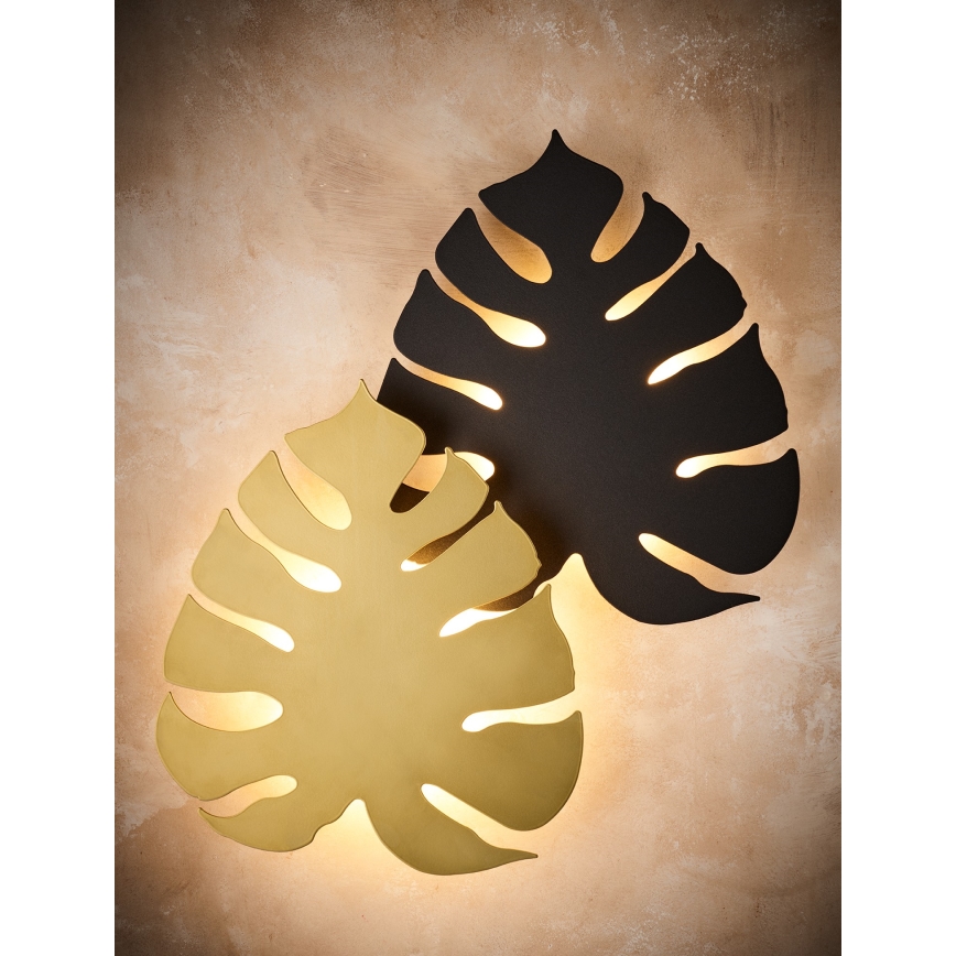 LED Nástěnné svítidlo MONSTERA LED/12W/230V černá