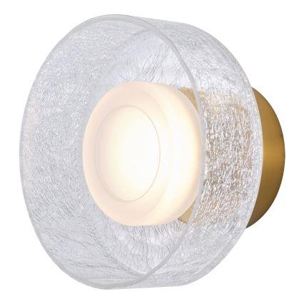 LED Nástěnné svítidlo NIMBUS LED/8W/230V 3000K zlatá/čirá