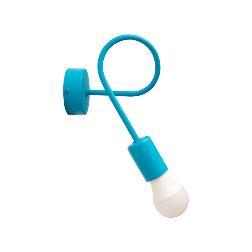 LED Nástěnné svítidlo OXFORD 1xE27/15W/230V modrá