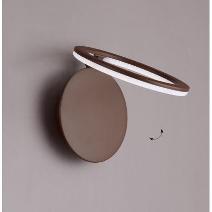 LED Nástěnné svítidlo PALERMO LED/16W/230V hnědá