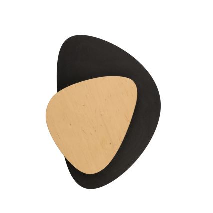 LED Nástěnné svítidlo PEDRA LED/7W/230V černá/béžová