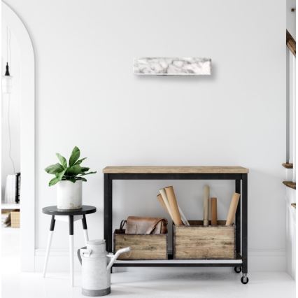 LED Nástěnné svítidlo PIERCE LED/12W/230V 30 cm bílá/šedá